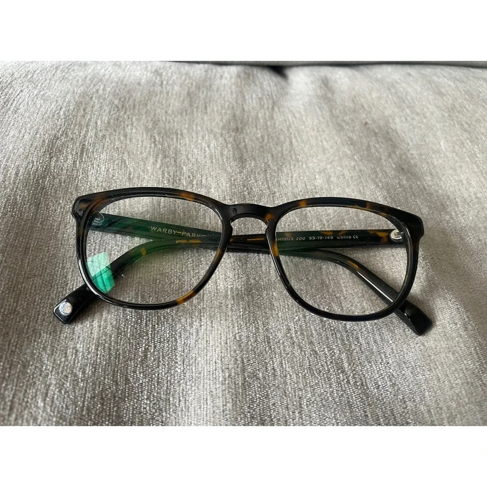 Warby Parker Jennings 200 Brown Tortoise Eyeglasses 53-19 145 Glasses